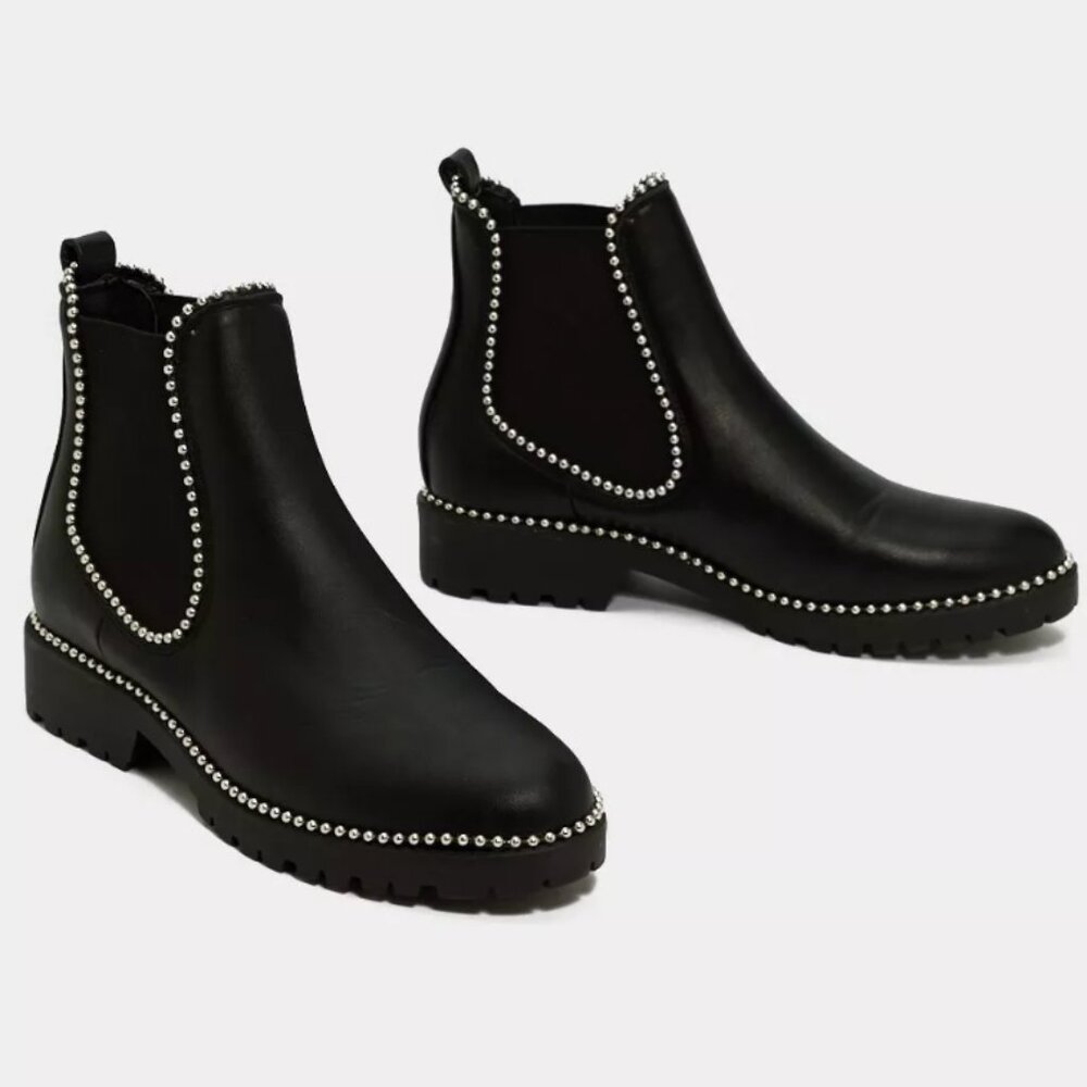 Studded Chelsea Boots